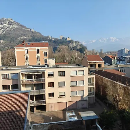 Gare, T2, Vue Bastille Et Belledonne, Climatisation, Neuf Апартаменты Гренобль