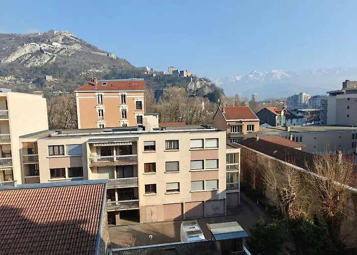 Gare, T2, Vue Bastille Et Belledonne, Climatisation, Neuf شقة غرونوبل